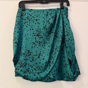 L'Academie THE JENNY MINI SKIRT Jade Dalmatian